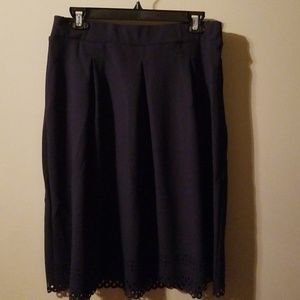 Midi length skirt